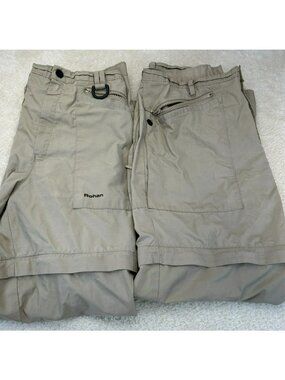 Rohan Mens Lot of 2 Convertible Hiking Pants Size 34 Lightweight Zip-Off Legs
